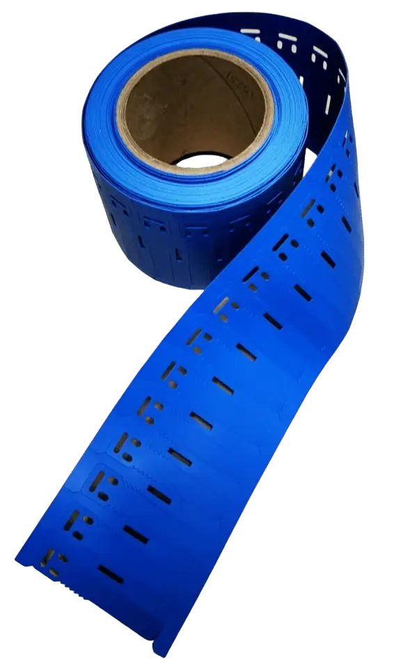 HST-BL-74x12 Kabelmarkierer Kennzeichnungsschild blau