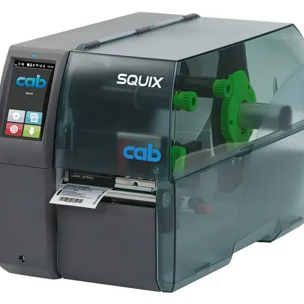 cab SQUIX 4 300 dpi Etikettendrucker mit linksbündiger Materialführung 5977001